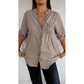 🔥SOMMER SALE🔥2024 Lässiges Patchwork-Top mit Pailletten
