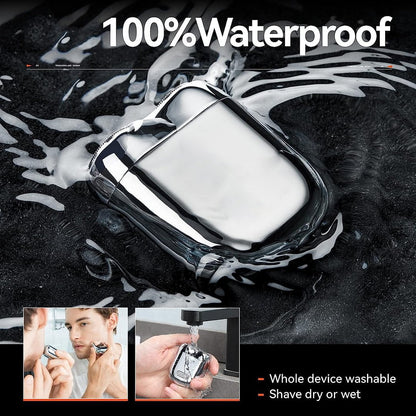 ✨HOT SALE✨ 2025 Neue Upgrade Taschenrasierer USB Mini-Rasierer für Männer Wiederaufladbar Wasserdicht Kompakter Elektrorasierer für Zuhause, Auto, Reisen