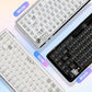 Universal transparente mechanische Tastatur mit RGB Hintergrundbeleuchtung