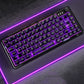 Universal transparente mechanische Tastatur mit RGB Hintergrundbeleuchtung
