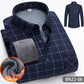 Lässiges, dickes, warmes Herren-Hemd aus Fleece für Herbst und Winter【Kaufen Sie 2, kostenloser Versand】