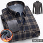 Lässiges, dickes, warmes Herren-Hemd aus Fleece für Herbst und Winter【Kaufen Sie 2, kostenloser Versand】