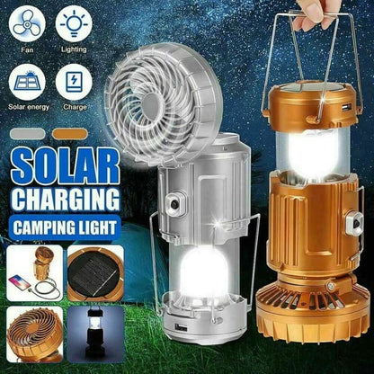 (🔥HEISSER VERKAUF JETZT – 50 % RABATT) 6-in-1 tragbare Solar-LED-Campinglaterne