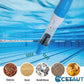 🏊3-in-1-Multifunktion-Pool-Reinigungsartefakt - Staubsaugbürste-Absaugung mit einem Klick fertig! Für Pool/Fischbecken/Badewanne Komplettes Zubehör