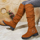 🔥Begrenzte Stückzahl verfügbar 50 % Rabatt🔥Damenstiefel mit Knickeleder und Schnallenriemen