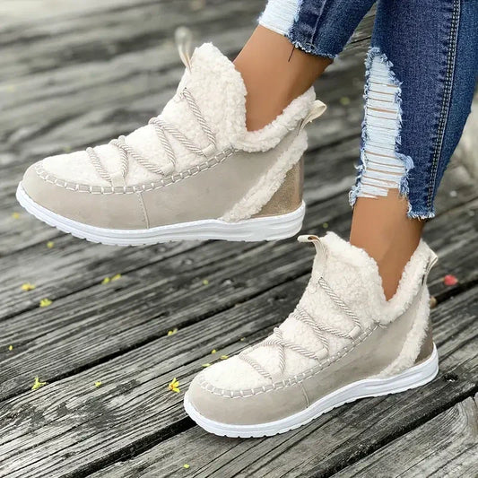 🔥Begrenzte Stückzahl verfügbar 50 % Rabatt🔥Bequeme, lässige Damen-Schneestiefel in halber Wadenlänge