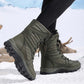🔥Begrenzte Stückzahl verfügbar 50 % Rabatt🔥Warme, knöchelhohe Schneestiefel zum Schnüren für Damen