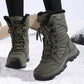 🔥Begrenzte Stückzahl verfügbar 50 % Rabatt🔥Warme, knöchelhohe Schneestiefel zum Schnüren für Damen