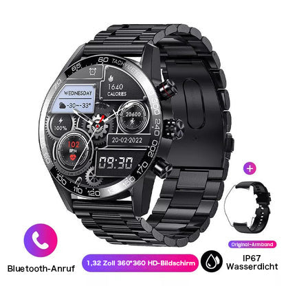 2022 NEUE SMARTWATCH BENUTZERDEFINIERTES ZIFFERBLATT, SPORT WASSERDICHT BLUETOOTH  ANRUF SMARTWATCH ECG+PPG